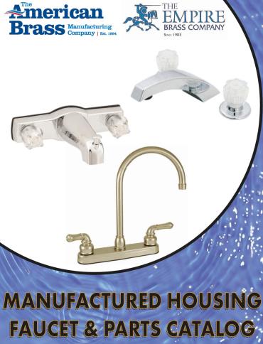 Manufactured Housing Faucet & Parts Catalog 2020
